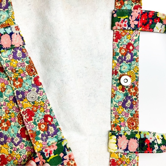 Liberty London Floral Tote Bag Multicolour | Cotton Canvas - Picture 5 of 6